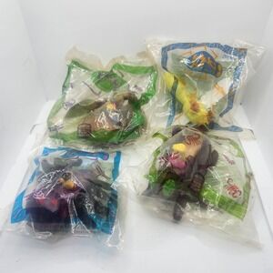 4 Different Bug Riders Toys from Burger King New In Package‎